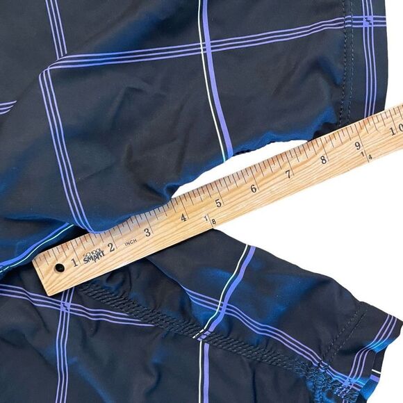 Billabong Mens Recycler Hydrostretch Boardshorts Checkered Purple Black Size 36 - Picture 7 of 8